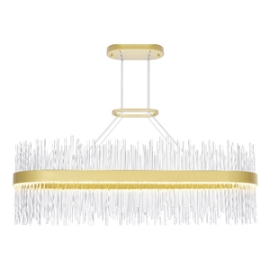 CWI Lighting Genevieve Transitional Metal LED Chandelier in Medallion Gold