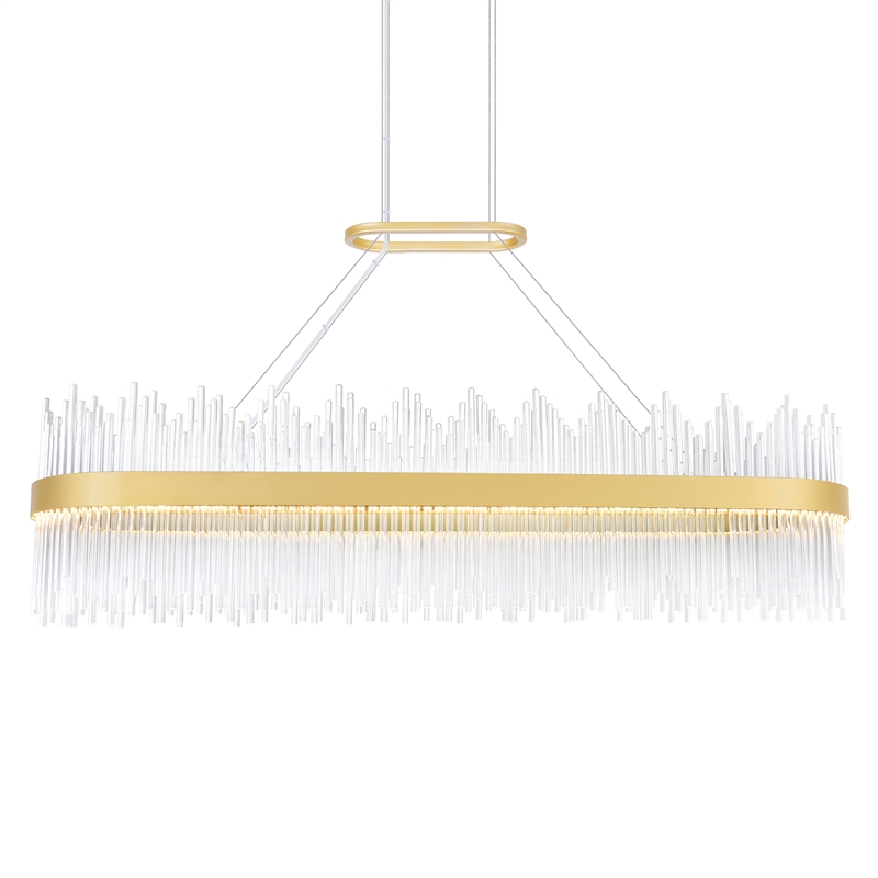 CWI Lighting Genevieve Transitional Metal LED Chandelier in Medallion Gold