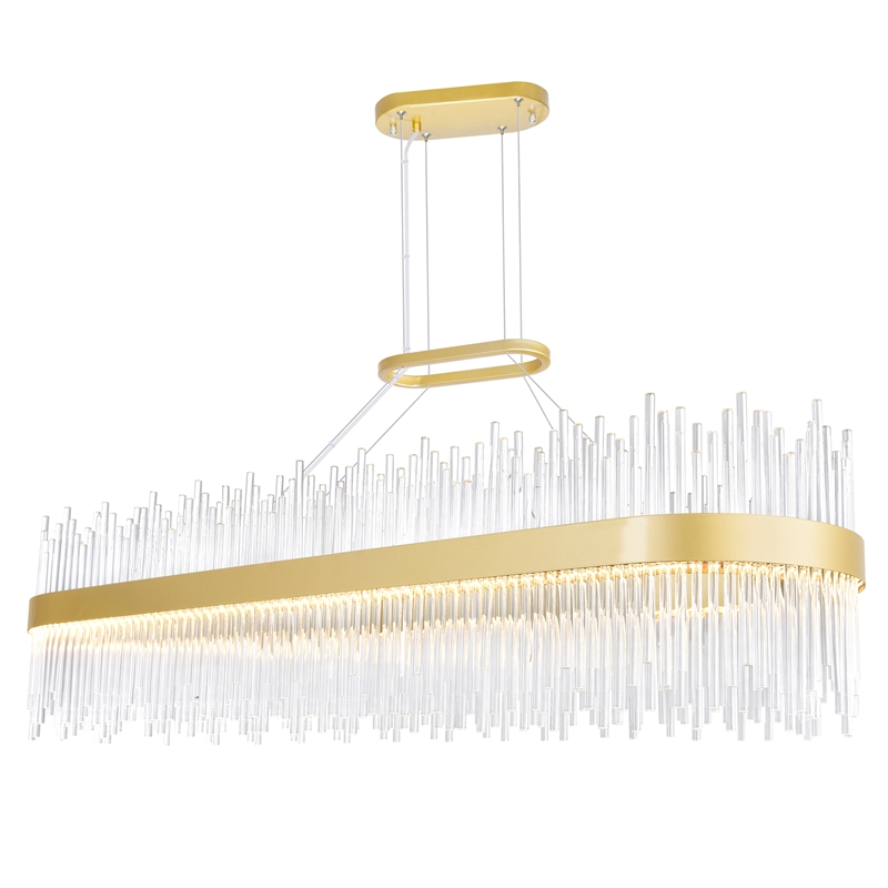 CWI Lighting Genevieve Transitional Metal LED Chandelier in Medallion Gold