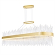 CWI Lighting Genevieve Transitional Metal LED Chandelier in Medallion Gold