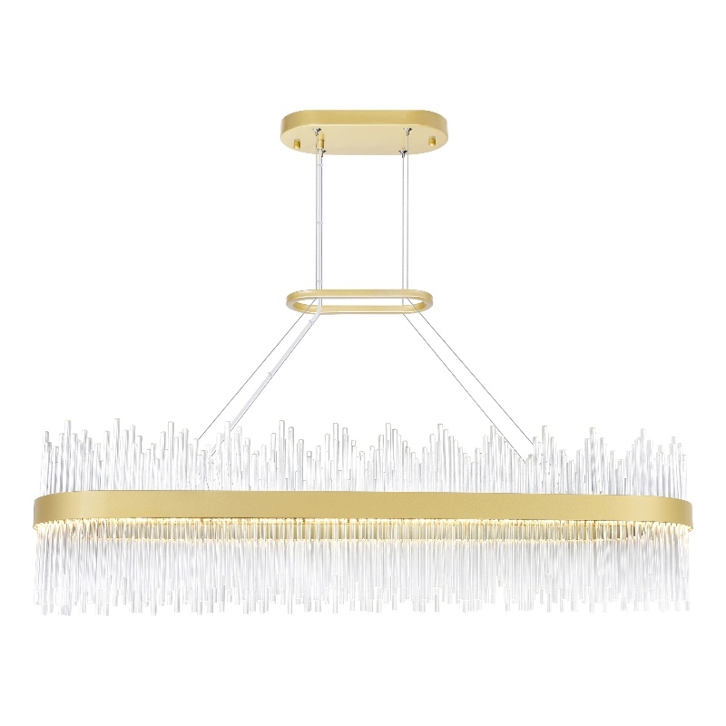 CWI Lighting Genevieve Transitional Metal LED Chandelier in Medallion Gold