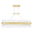 CWI Lighting Genevieve Transitional Metal LED Chandelier in Medallion Gold