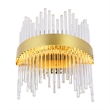 CWI Lighting Genevieve Transitional Metal LED Wall Sconce in Medallion Gold