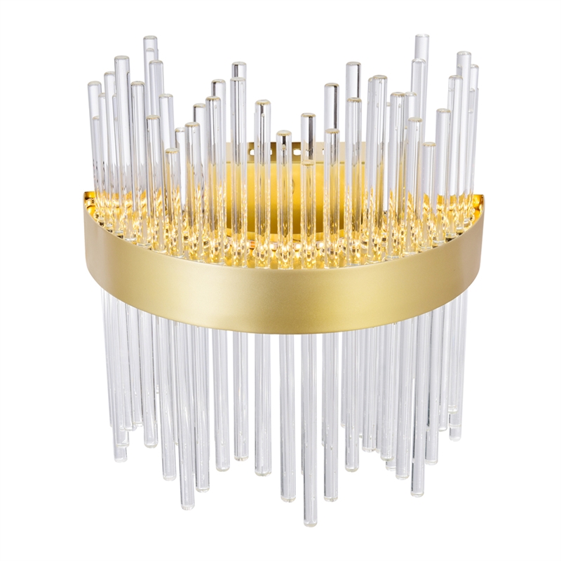CWI Lighting Genevieve Transitional Metal LED Wall Sconce in Medallion Gold
