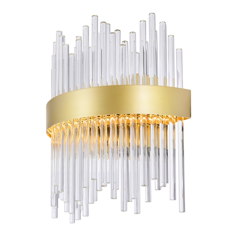 CWI Lighting Genevieve Transitional Metal LED Wall Sconce in Medallion Gold