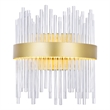 CWI Lighting Genevieve Transitional Metal LED Wall Sconce in Medallion Gold