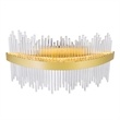 CWI Lighting Genevieve Transitional Metal LED Wall Sconce in Medallion Gold