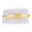 CWI Lighting Genevieve Transitional Metal LED Wall Sconce in Medallion Gold