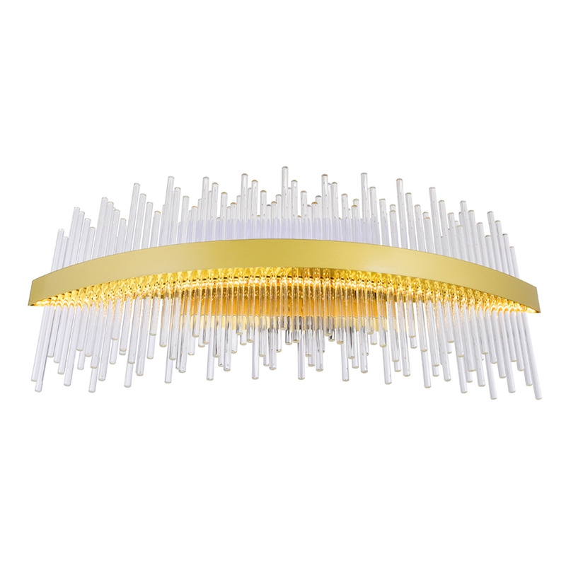 CWI Lighting GenevieveTransitional Metal LED Wall Sconce in Medallion Gold