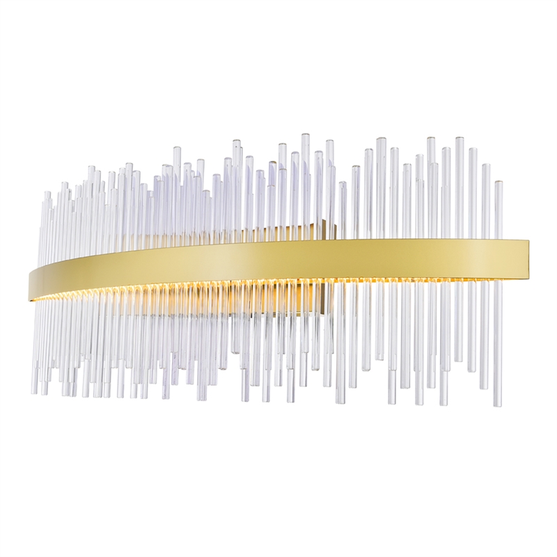 CWI Lighting GenevieveTransitional Metal LED Wall Sconce in Medallion Gold