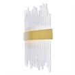 CWI Lighting GenevieveTransitional Metal LED Wall Sconce in Medallion Gold