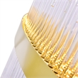CWI Lighting GenevieveTransitional Metal LED Wall Sconce in Medallion Gold