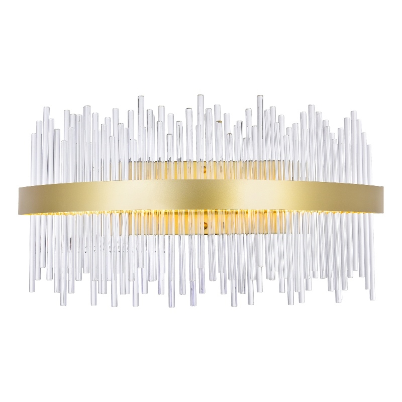 CWI Lighting GenevieveTransitional Metal LED Wall Sconce in Medallion Gold