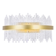 CWI Lighting GenevieveTransitional Metal LED Wall Sconce in Medallion Gold