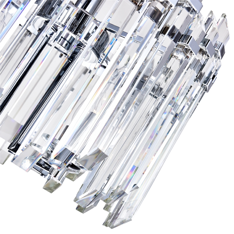 CWI Lighting Henrietta 4 Light Transitional Metal Chandelier in Chrome