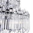 CWI Lighting Henrietta 12 Light Transitional Metal Chandelier in Chrome
