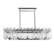 CWI Lighting Henrietta 10 Light Transitional Metal Chandelier in Chrome