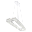 CWI Lighting Felicity Contemporary Metal LED Chandelier in Chrome