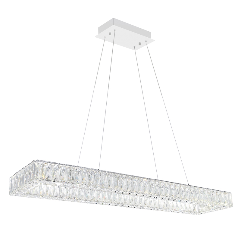 CWI Lighting Felicity Contemporary Metal LED Chandelier in Chrome