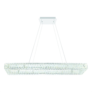 CWI Lighting Felicity Contemporary Metal LED Chandelier in Chrome