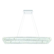 CWI Lighting Felicity Contemporary Metal LED Chandelier in Chrome