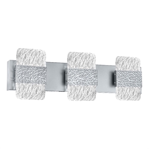 CWI Lighting Carolina 3 Light Contemporary Metal Wall Sconce in Pewter