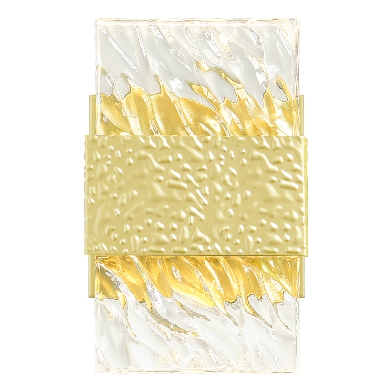 CWI Lighting Carolina Contemporary Metal Wall Sconce in Gold Leaf