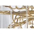 CWI Lighting Anita 12 Light Transitional Metal Chandelier in Gold
