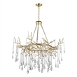 CWI Lighting Anita 12 Light Transitional Metal Chandelier in Gold