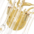 CWI Lighting Anita 2 Light Transitional Metal Wall Sconce in Gold Leaf