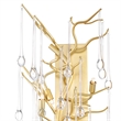 CWI Lighting Anita 3 Light Transitional Metal Wall Sconce in Gold Leaf