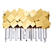 CWI Lighting Panache 3 Light Contemporary Metal Vanity Light in Medallion Gold