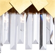 CWI Lighting Panache 3 Light Contemporary Metal Vanity Light in Medallion Gold