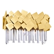 CWI Lighting Panache 3 Light Contemporary Metal Vanity Light in Medallion Gold
