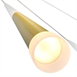 CWI Lighting Andes Contemporary Metal LED Multi Light Pendant in Satin Gold