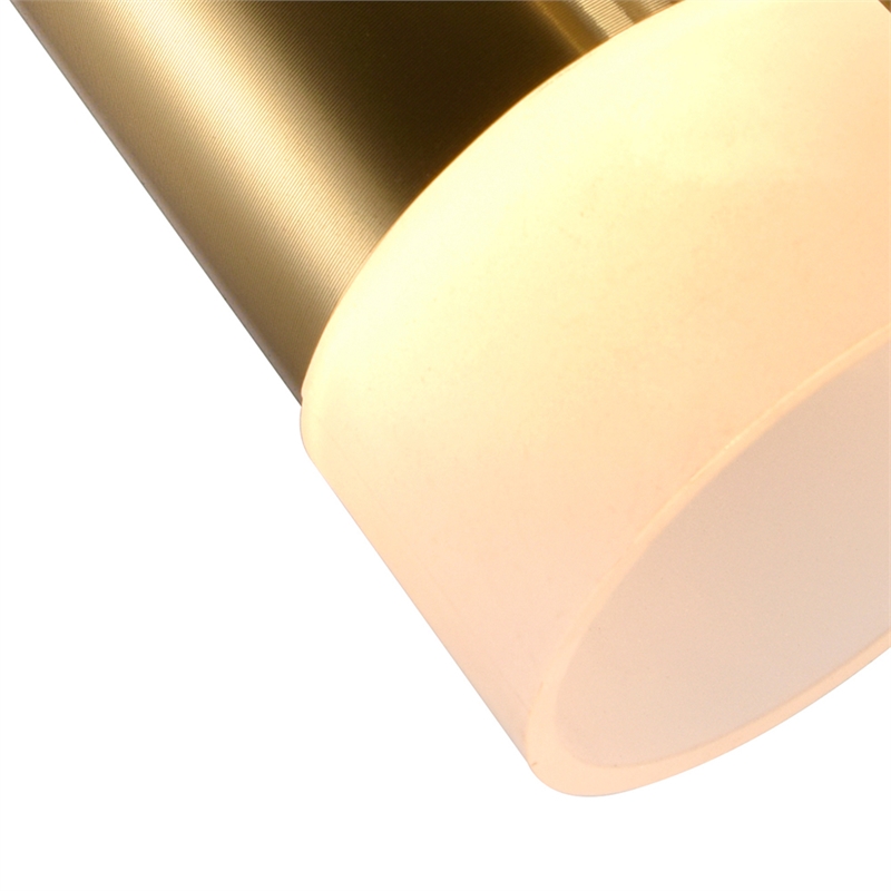 CWI Lighting AndesContemporary Metal LED Down Mini Pendant in Satin Gold