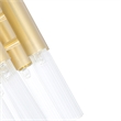 CWI Lighting Orgue 6 Light Transitional Metal Wall Sconce in Satin Gold