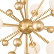 CWI Lighting Element 11 Light Contemporary Metal Chandelier in Sun Gold