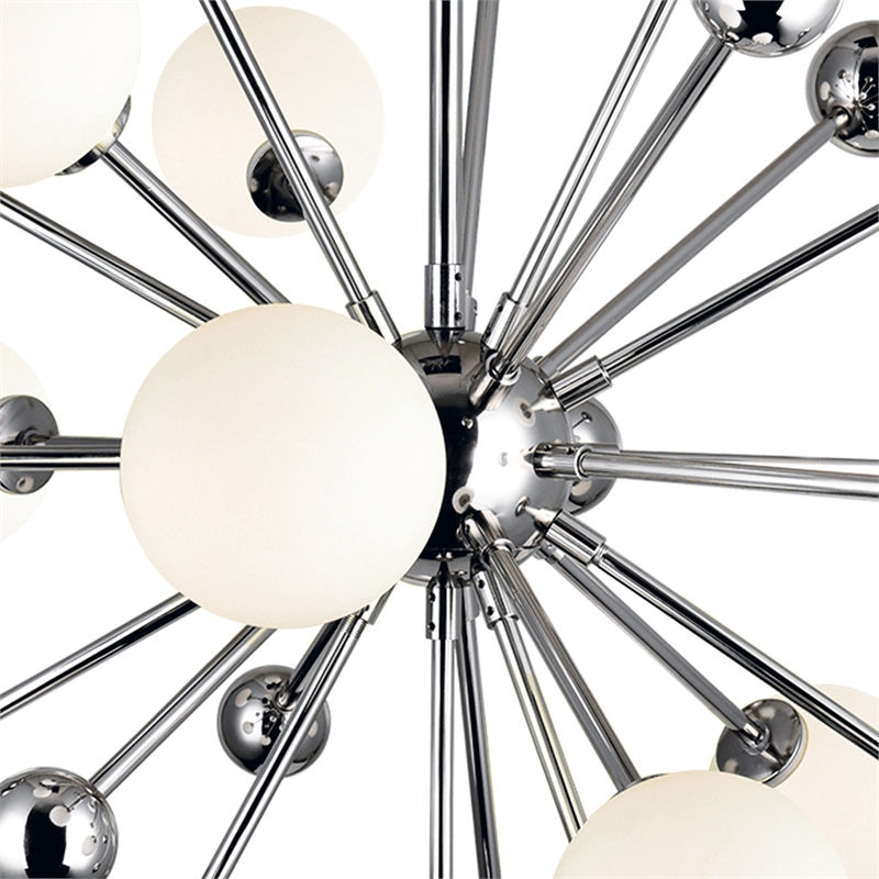 CWI Lighting Element 11 Light Contemporary Metal Chandelier in Nickel