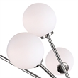 CWI Lighting Element 11 Light Contemporary Metal Chandelier in Nickel