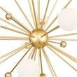 CWI Lighting Element 17 Light Contemporary Metal Chandelier in Sun Gold