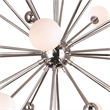 CWI Lighting Element 17 Light Contemporary Metal Chandelier in Nickel