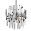 CWI Lighting Miroir 3 Light Transitional Metal Mini Chandelier in Nickel