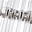 CWI Lighting Miroir 3 Light Transitional Metal Mini Chandelier in Nickel