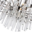 CWI Lighting Miroir 10 Light Transitional Metal Chandelier in Nickel
