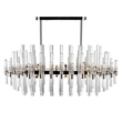 CWI Lighting Miroir 16 Light Metal Pool Table Light in Polished Nickel