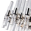 CWI Lighting Miroir 16 Light Metal Pool Table Light in Polished Nickel