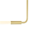CWI Lighting Hoops 2 Light Contemporary Metal LED Chandelier in Satin Gold