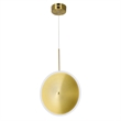 CWI Lighting Ovni Contemporary Metal LED Mini Pendant in Brass