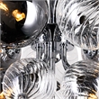 CWI Lighting Pallocino 8 Light Contemporary Metal Chandelier in Chrome